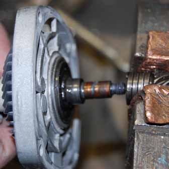 armature from lock spring removal